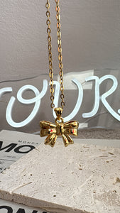 BOW NECKLACE-