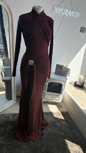 Load image into Gallery viewer, MEERA WRAP DRESS - CHOCOLATE