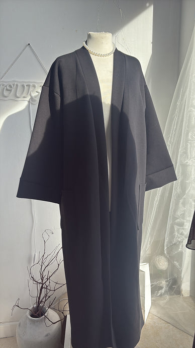 AYLA COAT - BLACK