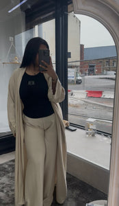 LEEYANA CO ORD-BEIGE (PRE ORDER)