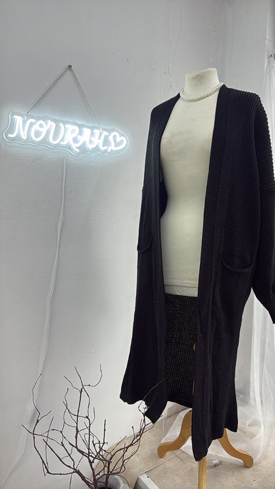 MIAH CARDIGAN - BLACK
