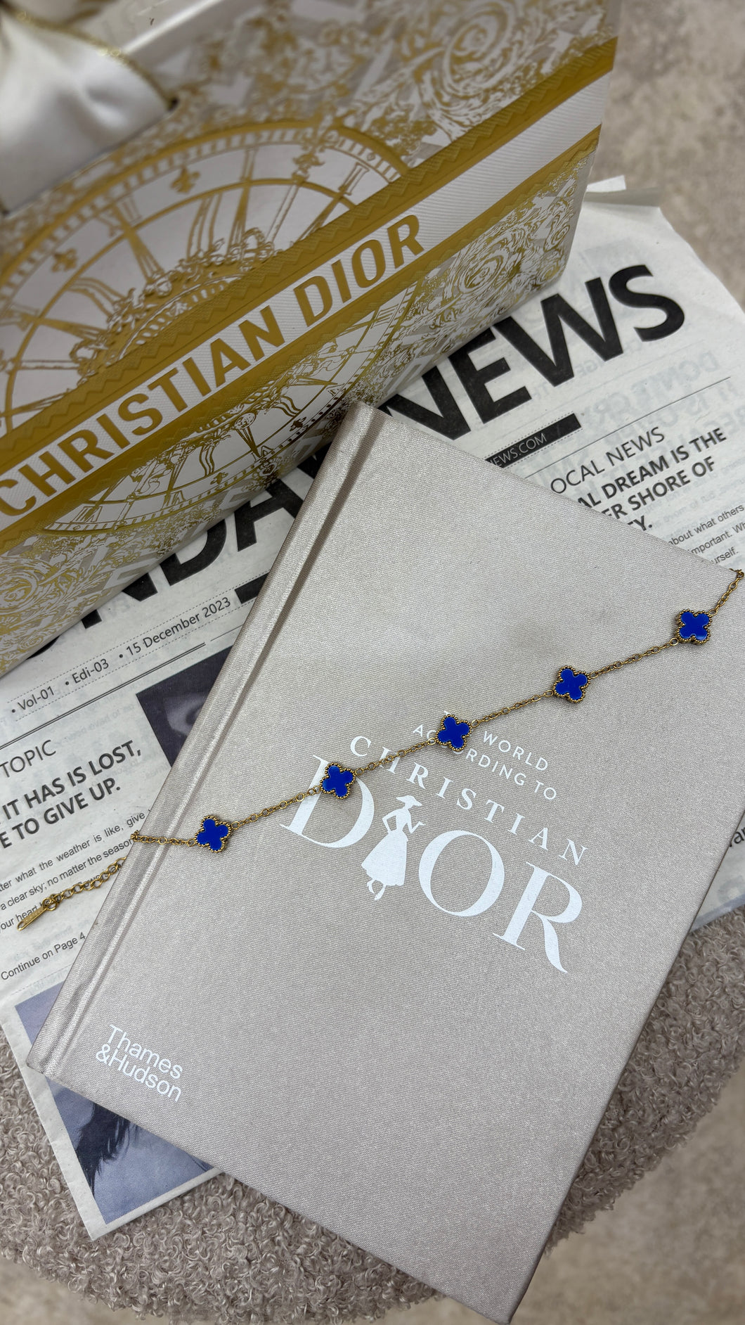 CLEEF BRACELET - BLUE