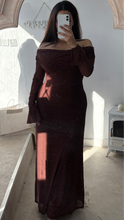 Load image into Gallery viewer, KHAYLA DRESS-BROWN