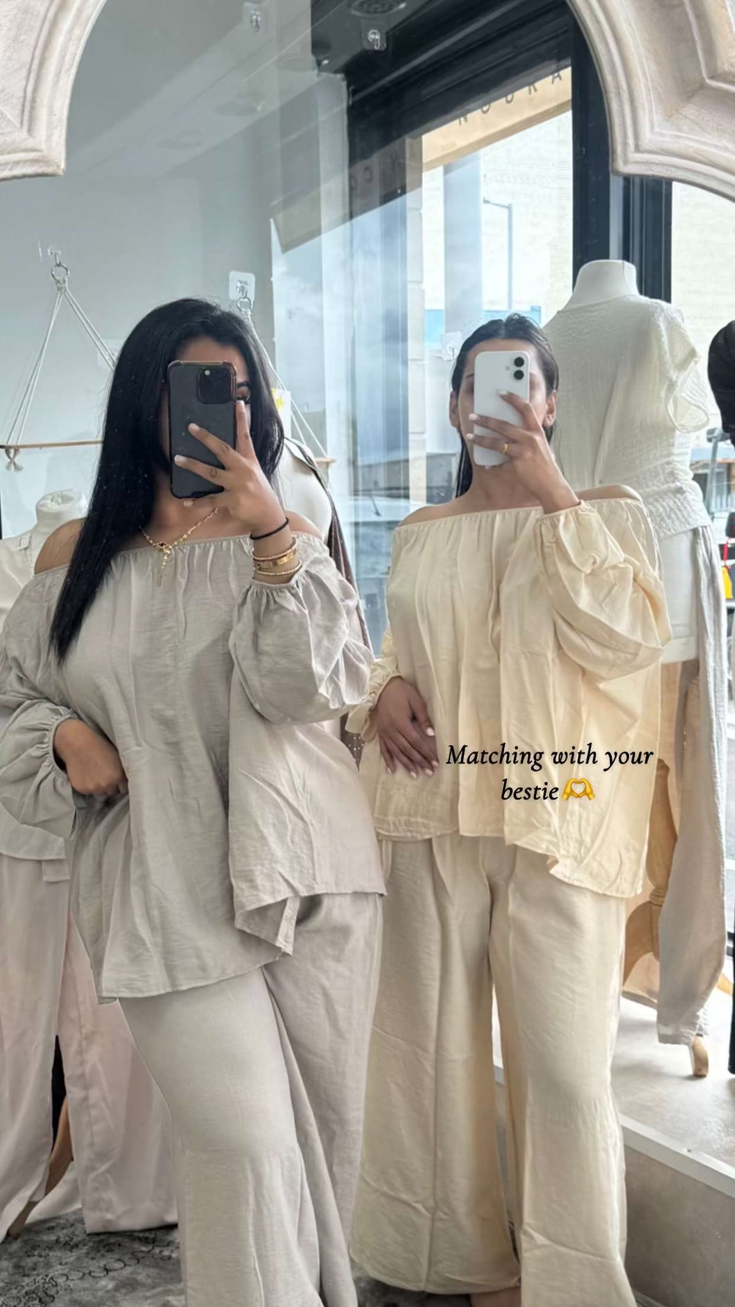 NAYA CO ORD - BEIGE YELLOW