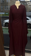 Load image into Gallery viewer, AMI ABAYA - BURGUNDY