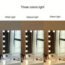Load image into Gallery viewer, EMA - Large Hollywood Make-Up Table Mirror Vanity Lighted Mirror Dimmable 3 Color - 60cm