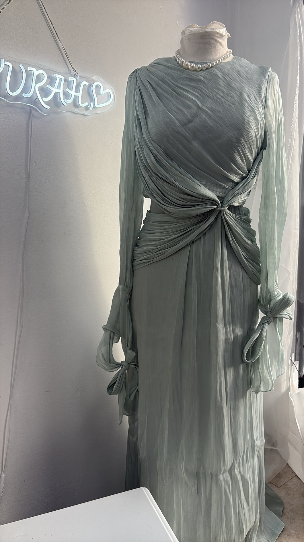 MIA DRESS - SAGE