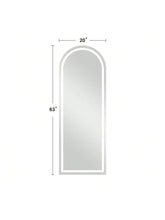 Load image into Gallery viewer, CICI - Full Length Mirror With LED Lights, LED Floor Mirror, Arched Lighted Mirror - 165cm