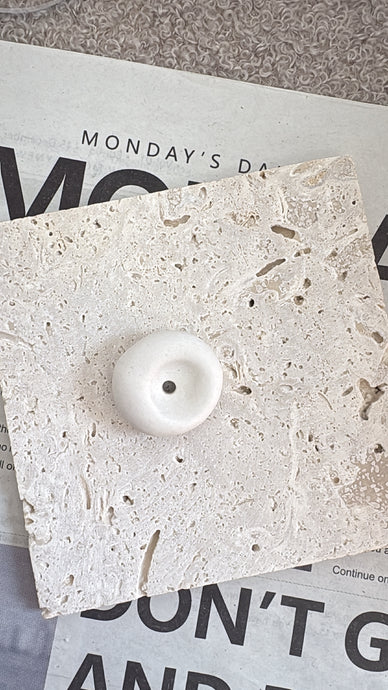 PEBBLE-INCENSE STICK HOLDER