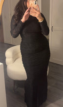 Load image into Gallery viewer, SERINA DRESS - BLACK