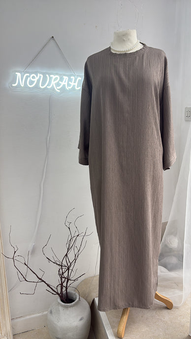 LIAH DRESS - MOCHA