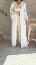 Load image into Gallery viewer, ELAINA ABAYA - WHITE