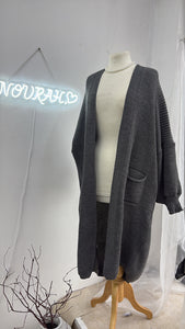 MIAH CARDIGAN - CHARCOAL