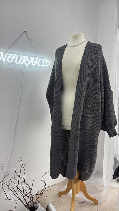 MIAH CARDIGAN - CHARCOAL