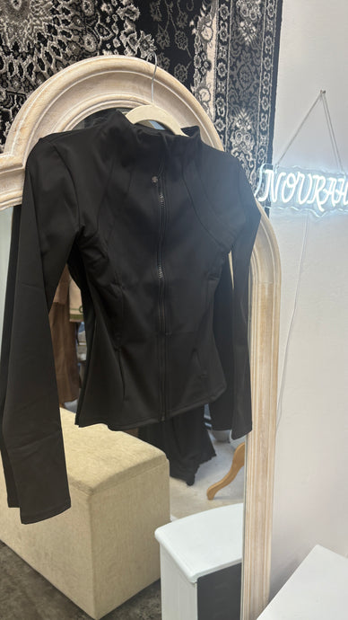 GYM JACKET - BLACK