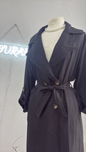 Load image into Gallery viewer, TRENCH - BLACK