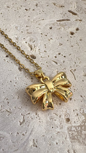 BOW NECKLACE-