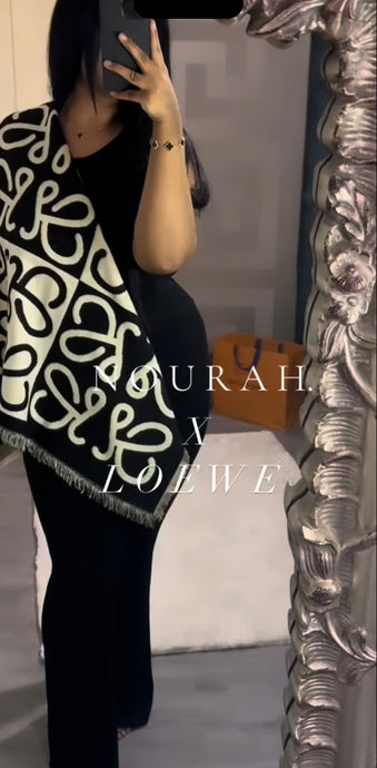 NOURAH X LOEWE SHAWL