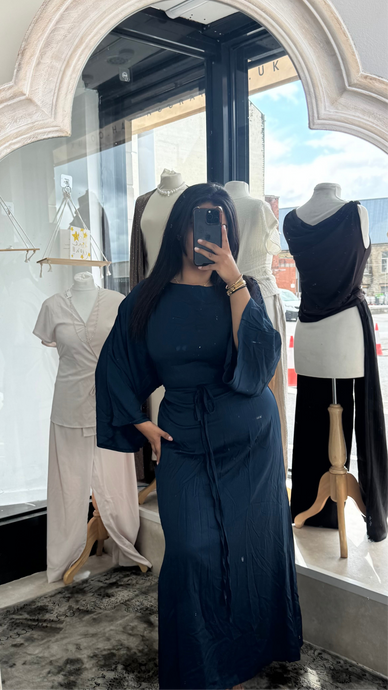 LEMI LACE UP-NAVY