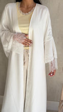 Load image into Gallery viewer, ELAINA ABAYA - WHITE