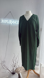 NELI DRESS -KHAKI