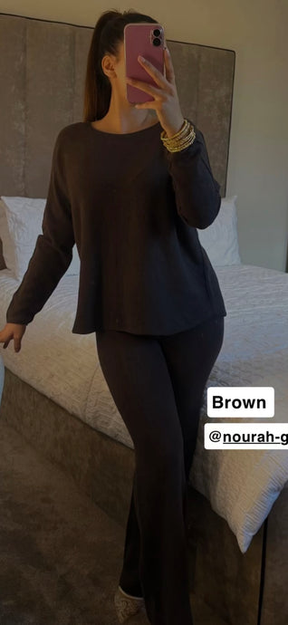 SIA X CO ORD SET - BROWN