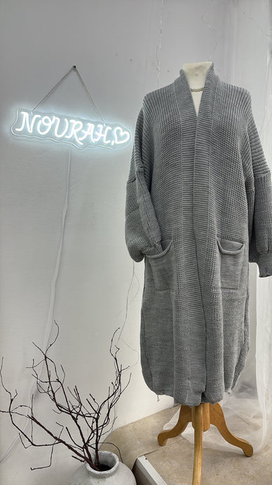 MIAH CARDIGAN - GREY