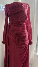 Load image into Gallery viewer, MIYA DRESS - BURGUNDY