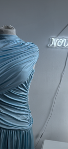 SAHAR DRESS-BLUE