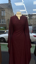 Load image into Gallery viewer, AMI ABAYA - BURGUNDY