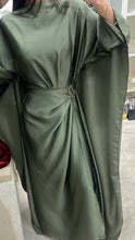 Load image into Gallery viewer, AYLA CAPE DRESS - KHAKI