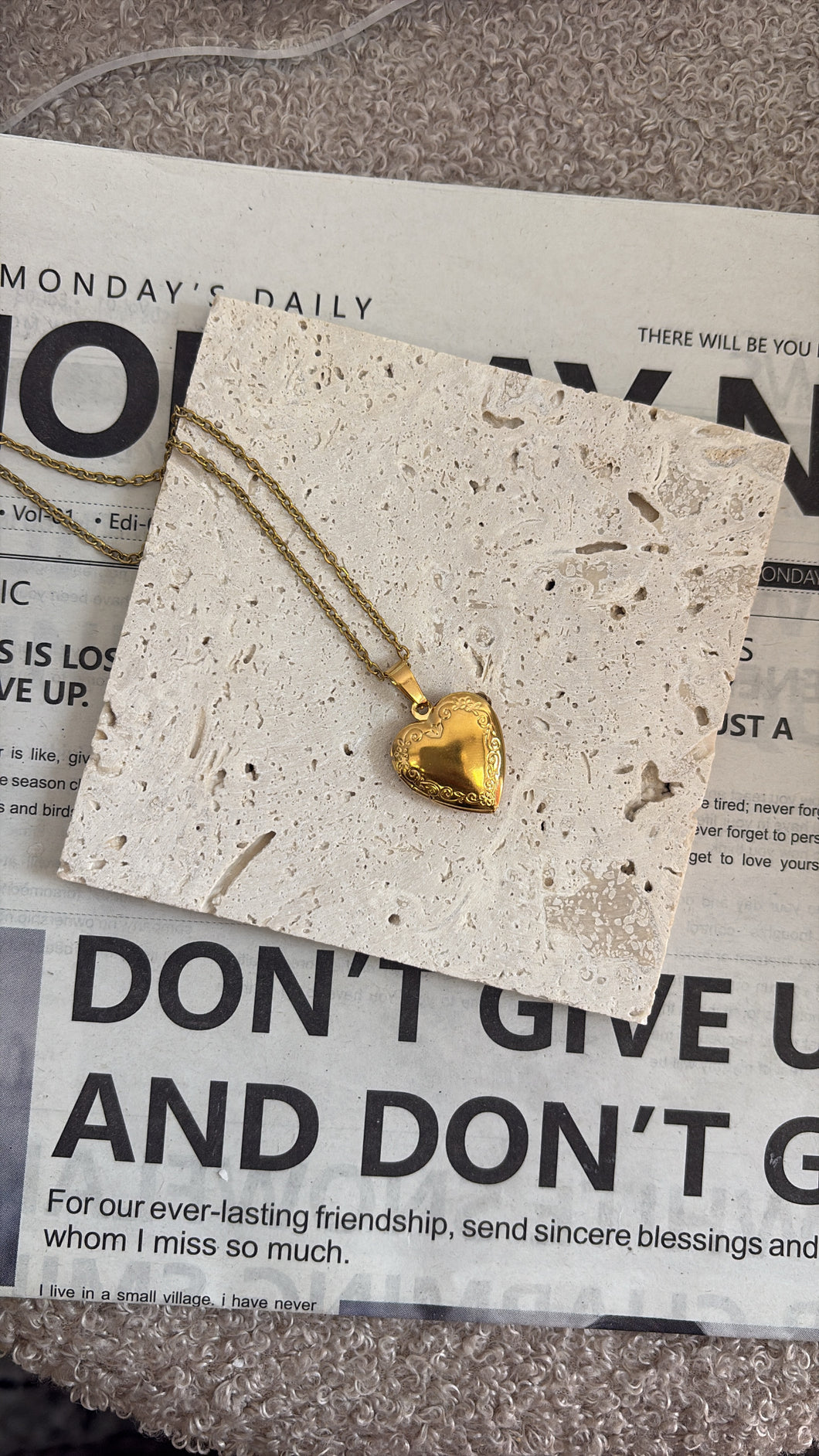 HEART LOCKET-NECKLACE