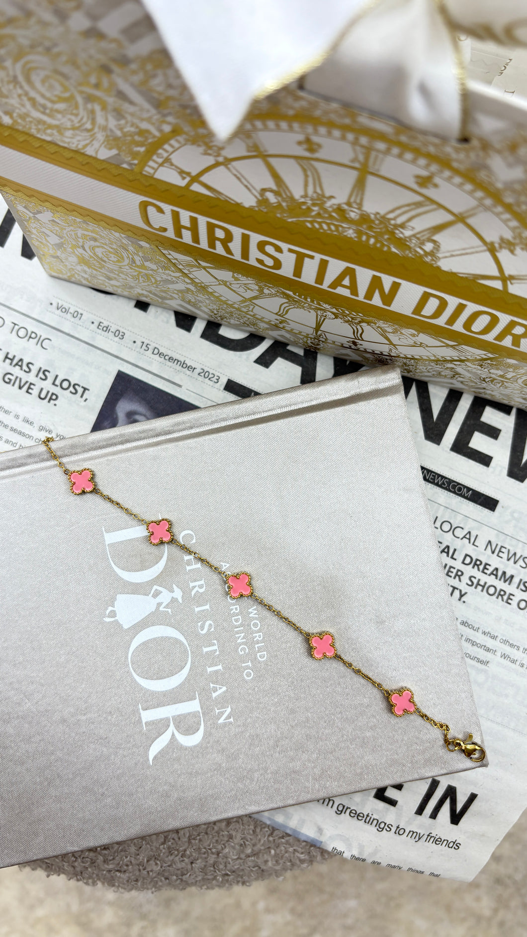 CLEEF BRACELET - PINK