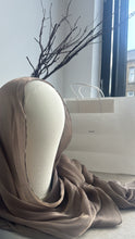 Load image into Gallery viewer, BRONZE-PLEATED CHIFFON HIJAB
