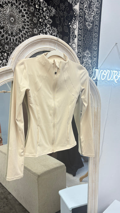 GYM JACKET - BEIGE