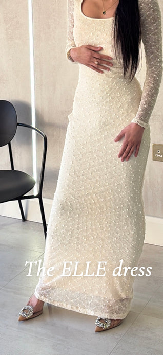 ELLE DRESS - APRICOT