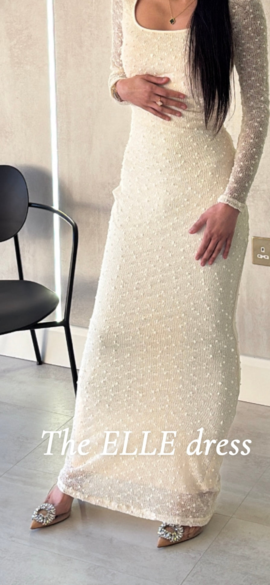 ELLE DRESS - APRICOT