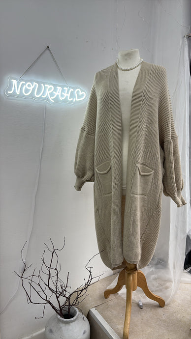 MIAH CARDIGAN - BEIGE