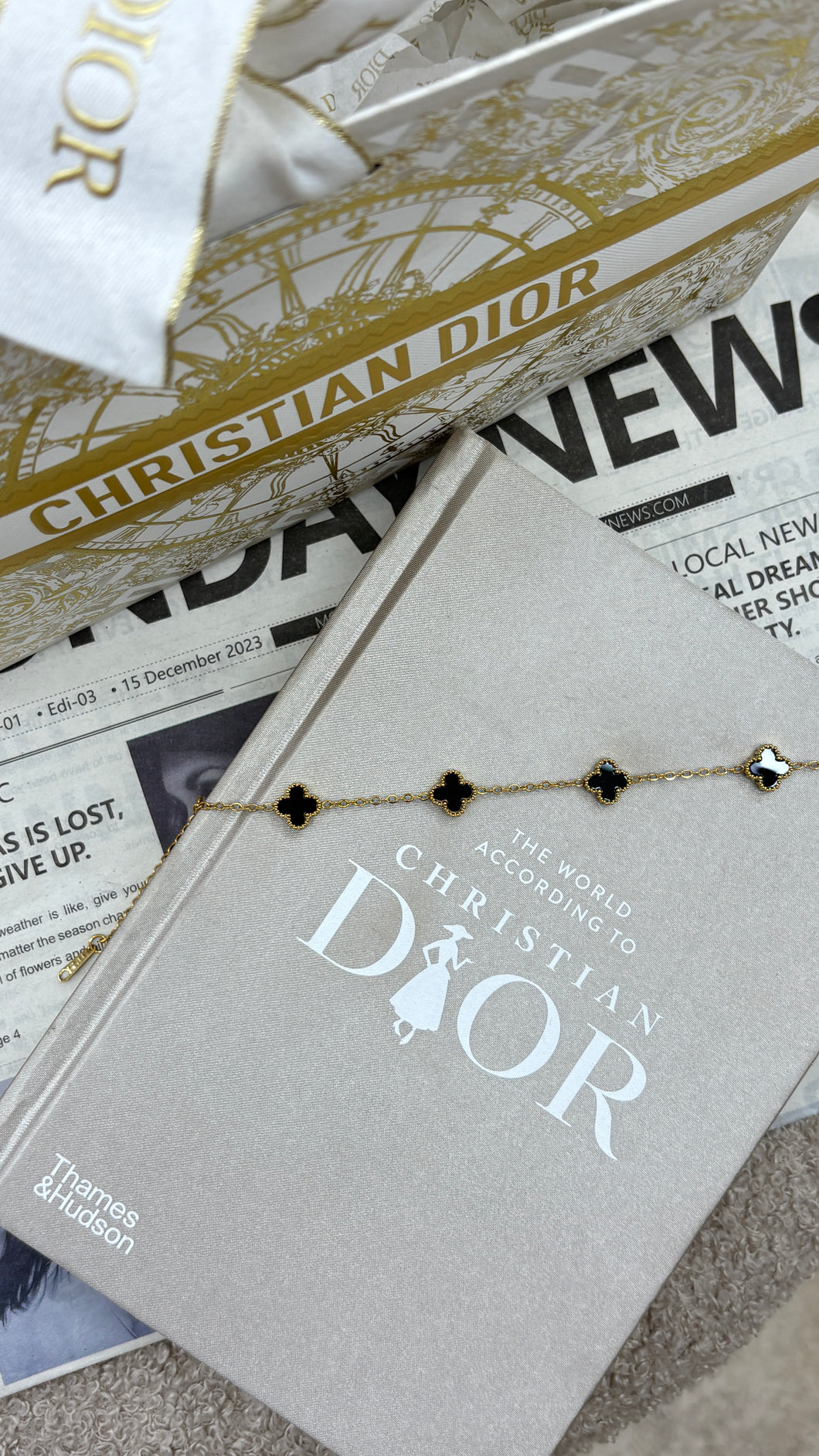 CLEEF BRACELET - BLACK