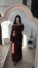 Load image into Gallery viewer, KHAYLA DRESS-BROWN