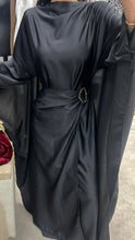 Load image into Gallery viewer, AYLA CAPE DRESS - BLACK