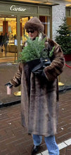 Load image into Gallery viewer, KI FAUX COAT - BROWN