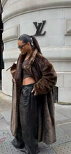 Load image into Gallery viewer, KI FAUX COAT - BROWN
