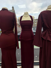 Load image into Gallery viewer, NEALISIA CO ORD - BURGUNDY