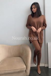 KRIS Co Ord Set - Brown