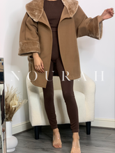 Load image into Gallery viewer, Paige Poncho Coat - Camel